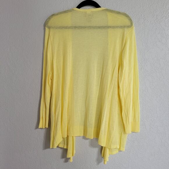 Chico's Women's XL Open Front Waterfall Cardigan - Picture 3 of 7